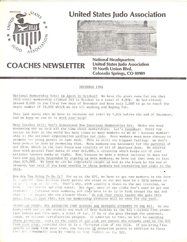 12/84 USJA Coach Newsletter